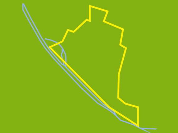 Geographischer Umriss der Donaustadt