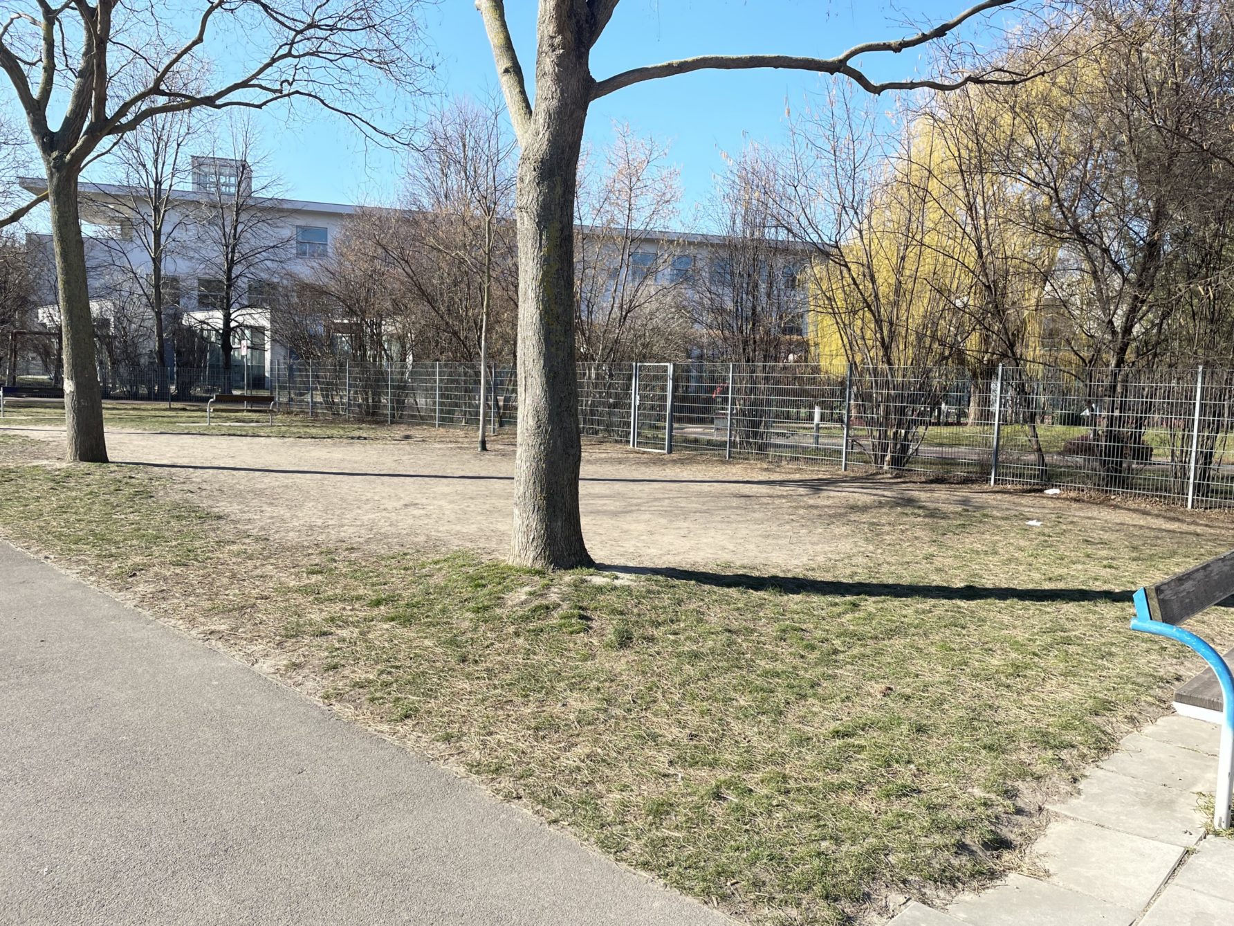 Kirschblütenpark, ungenutzete Grünfläche