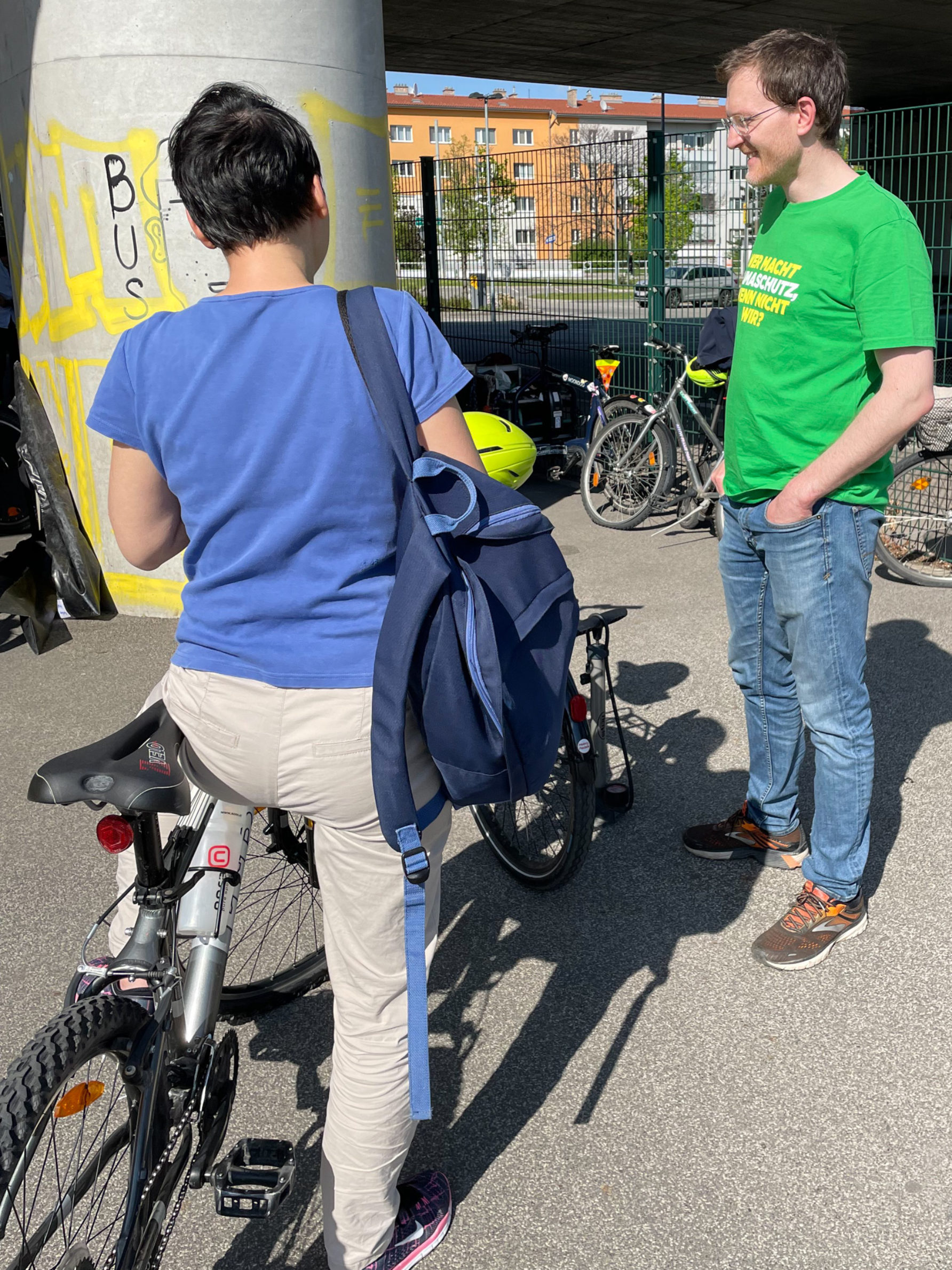 Radrettung Hardeggasse April 2023