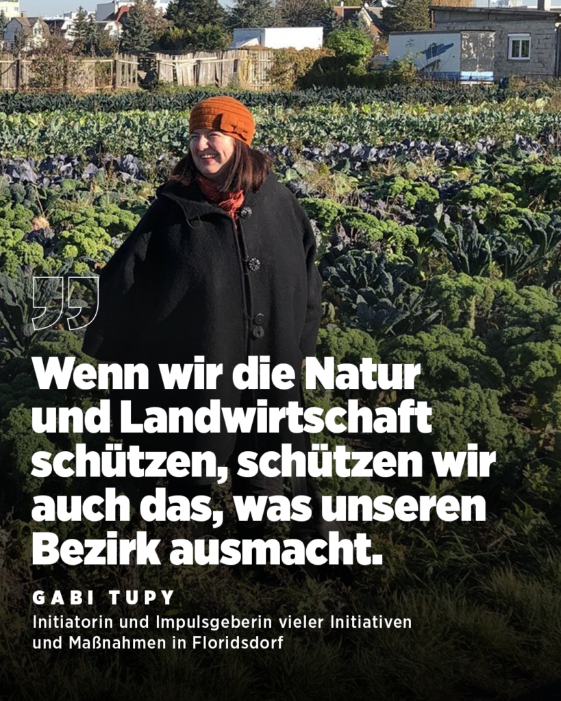 Gabi Tupy engagiert sich seit vielen Jahren für einen grünen und lebenswerten Bezirk. Weltfrauentag 2026